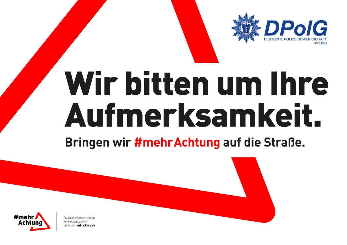 DPolG Bund (@dpolgbund) on Twitter photo Ein Jahr erfolgreiche #Verkehrssicherheit|s-Initiative: gemeinsam für mehr #Vorsicht und #Rücksicht im #Straßenverkehr! #mehrAchtung <a href="/DVR_info/">Deutscher Verkehrssicherheitsrat (DVR) e. V.</a> @bmdv Ein Jahr erfolgreiche #Verkehrssicherheit|s-Initiative: gemeinsam für mehr #Vorsicht und #Rücksicht im #Straßenverkehr! #mehrAchtung <a href="/DVR_info/">Deutscher Verkehrssicherheitsrat (DVR) e. V.</a> @bmdv