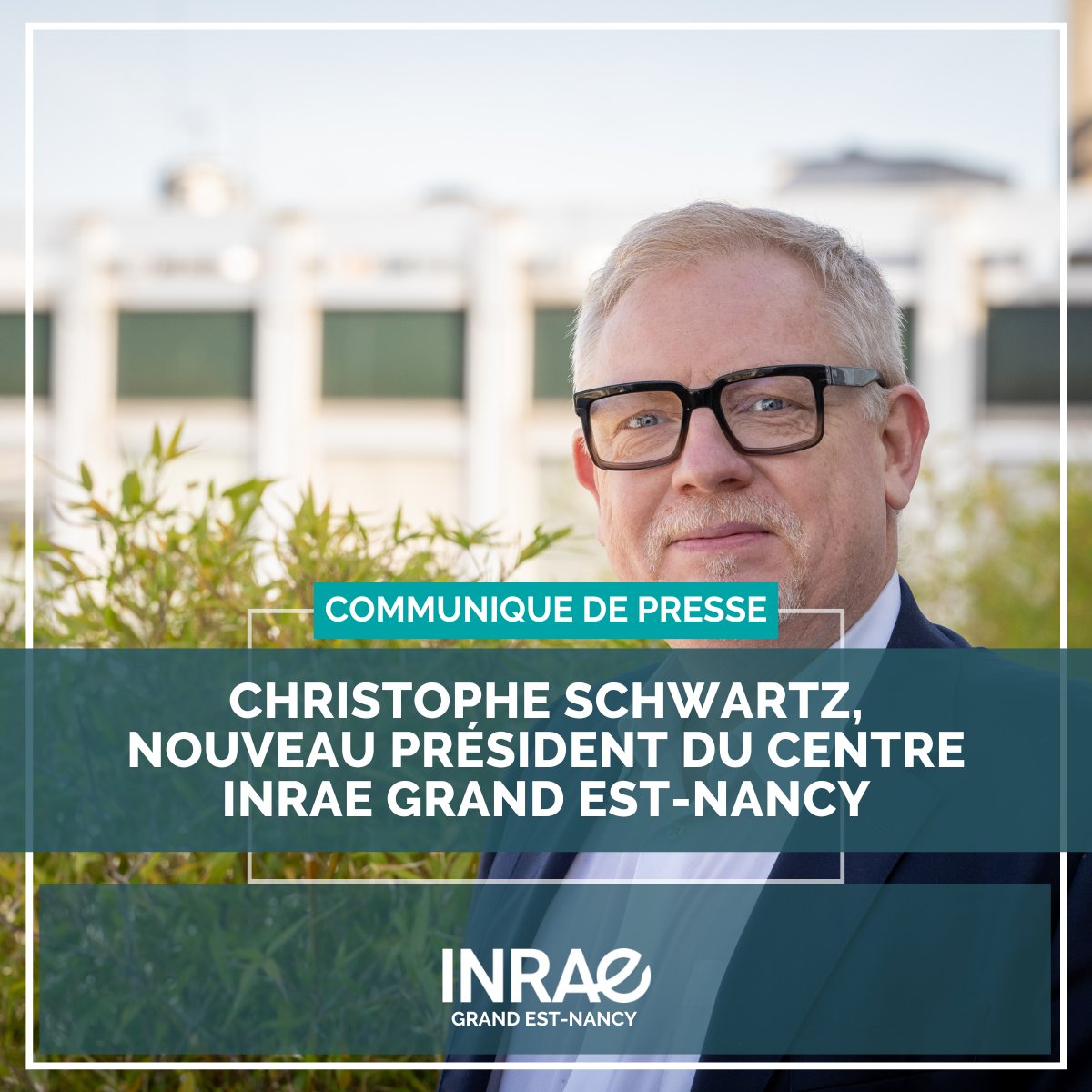📰 Depuis le 1er mai 2024, Christophe Schwartz est le nouveau président du centre de recherche <a href="/INRAE_Nancy/">INRAE Grand Est - Nancy</a> et délégué régional Grand Est, succédant à <a href="/FournierMeriem/">Meriem Fournier</a>.
👉Pour lire l'intégralité de son portrait : url.inrae.fr/3QNbTJM