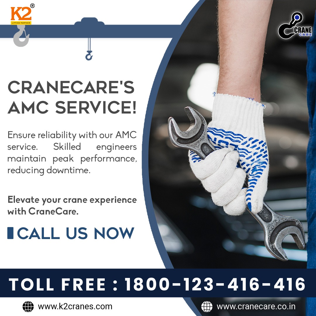 CraneCare1's tweet image. Ensure reliability with our AMC service. Skilled engineers maintain peak performance, reducing downtime. #CraneCare #AMCService #ReliableMaintenance #SkilledEngineers #PeakPerformance #ReduceDowntime