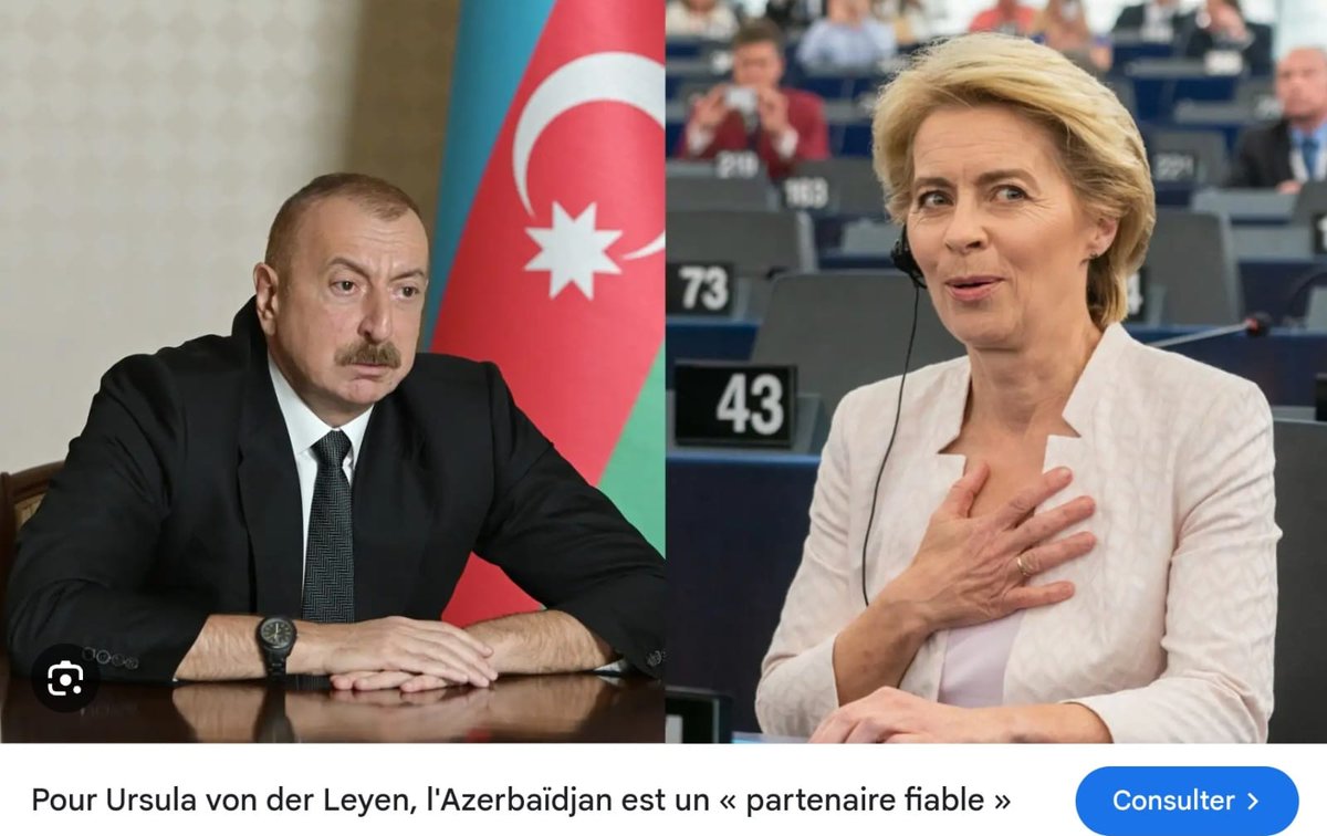 'Ce n'est pas un fantasme, c'est une réalité' : #Darmanin accuse l'Azerbaïdjan d'ingérence en Nouvelle-Calédonie : qu'en pense Ursula ? Toujours un 'partenaire fiable' ?