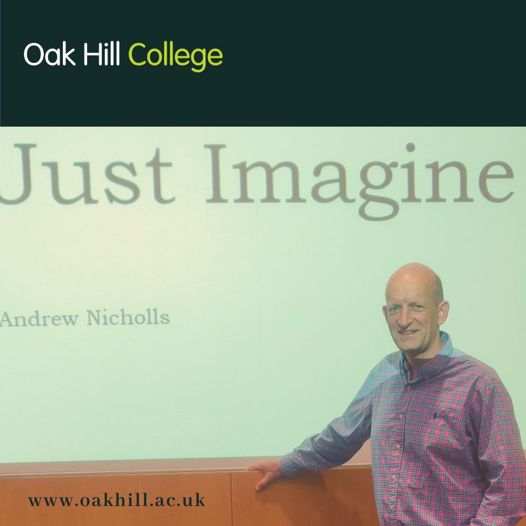 OakHillLondon's tweet photo. Andrew Nicholls teaching an Equip session last week on using our imaginations. One attendee said: ‘a great, thought provoking session.’
#oakhillcollege #oakhilllondon #equipevent https://t.co/nfMjRCZ6Cm