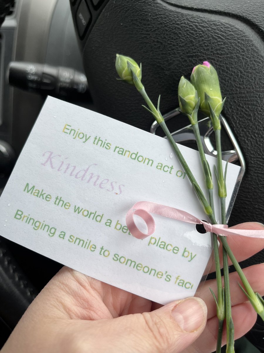 It really is the little things that make all the difference. This was from the children of one of my village’s childminders just as I was leaving to see a very challenging patient. Thank you for spreading joy this morning. 🩷 #RandomActOfKindness