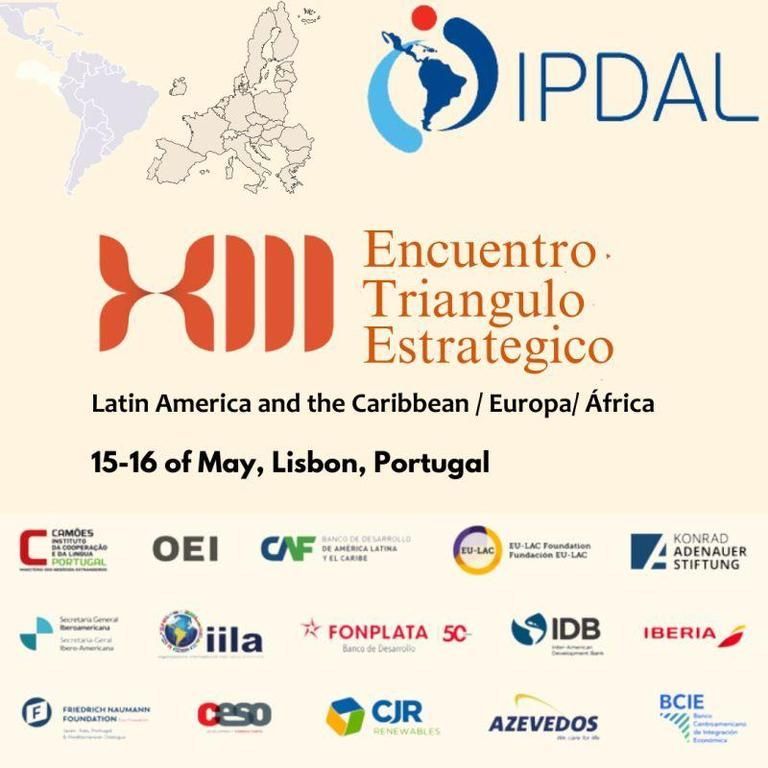 FYI/Por info: @EULACFoundation IPDAL 2024 - 'Encuentro Triangulo Estrategico' continua esta mañana. buff.ly/3V2IcqT #EULAC #America #Latina #Caribe #Europa #Africa #Portugal #EncuentroTrianguloEstrategico #IPDAL