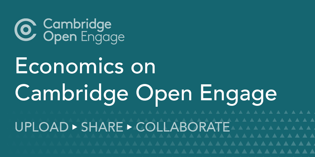 Want to increase citations and get feedback on your research quickly? Upload to Cambridge Open Engage today and take advantage of our easy social sharing and commenting tools. cup.org/44CXtBZ #openresearch #cambridgeopenengage #preprint