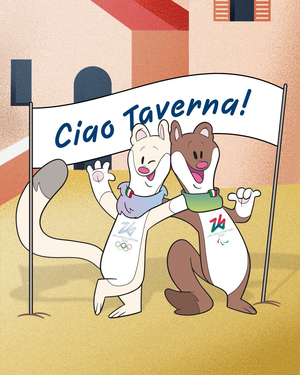 🔙 ! Tina and Milo in #Calabria! Our Mascots are in Taverna to meet the boys and girls who made the drawing from which it all started! Did you know? Tina and Milo are the first Mascots born from a competition of ideas that involved schools all over Italy and then voted on by