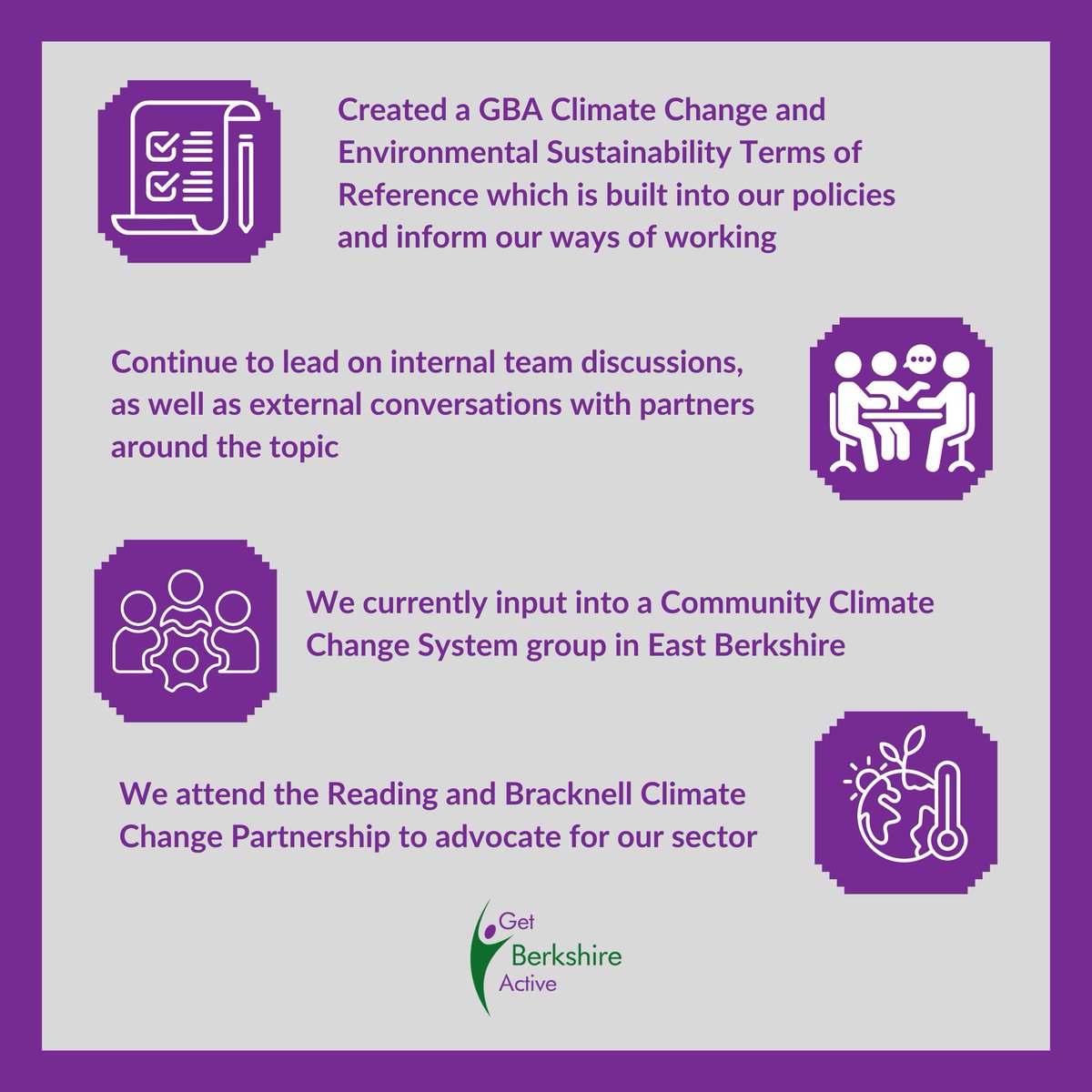 GetBerksActive's tweet image. #EveryMove is @Sport_England's sustainability strategy to support the sport &amp;amp; physical activity sector respond to climate change.

With participation levels increasingly affected by climate change, it's important we act on this issue! Here's a few ways we're doing this at GBA 🌎