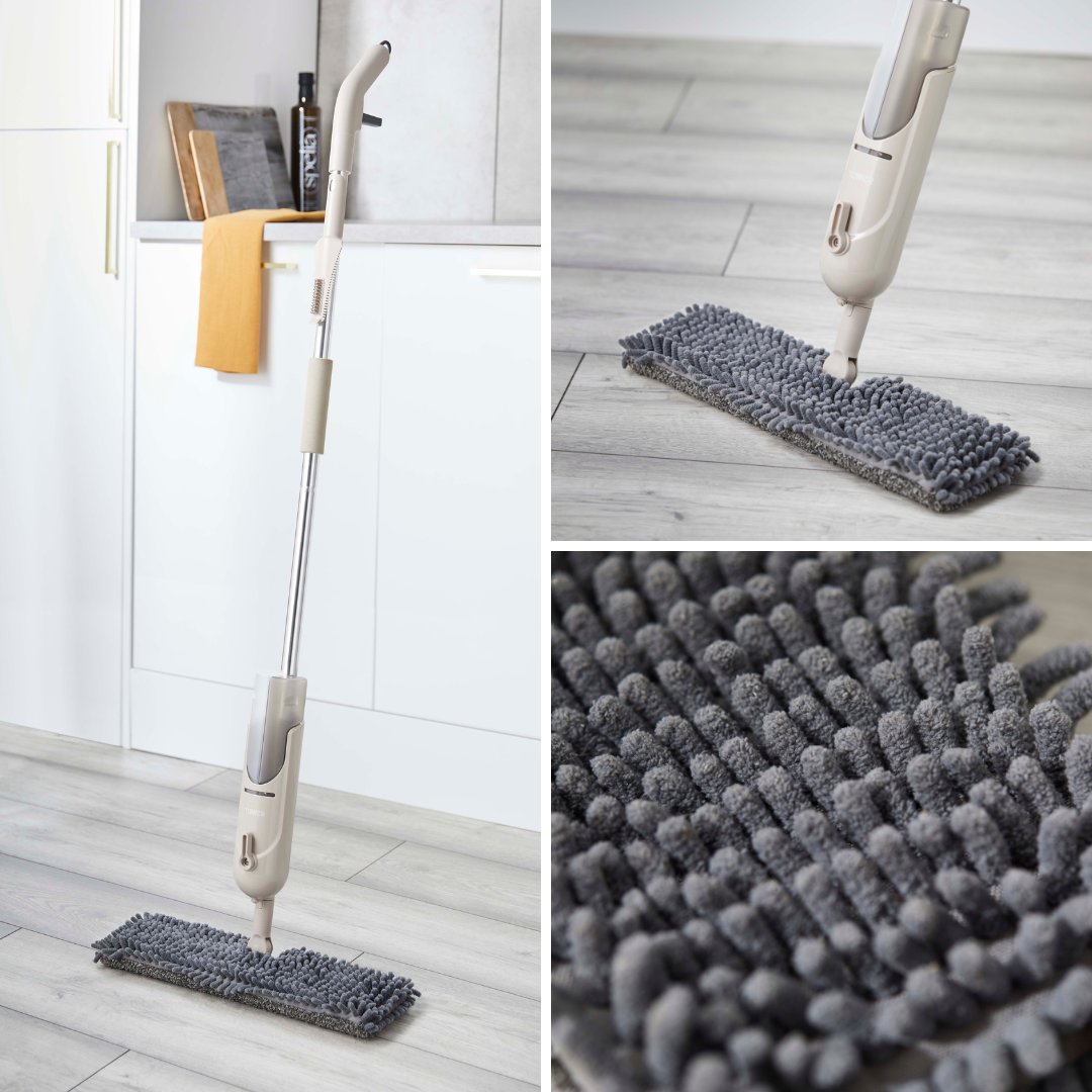 TowerHousewares's tweet photo. Leave your floors ✨ sparkling clean ✨ in no time with this Dual Chamber Spray Mop!
🫧 Chenille material
🫧 Easy squeeze trigger
🫧 Quick glide mop head
🫧 Compact design
Shop now: https://t.co/BXlkAdoUSk
#springclean #clean #cleaning #spraymop #mopping #cleanfloors https://t.co/QIgzq0M0Yp