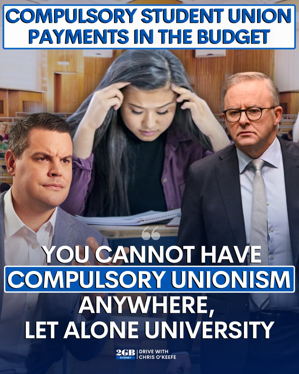 Chris O'Keefe questions the governments decision to mandate #student union fees in the budget, calling unions one of the biggest drivers of antisemitism in recent times. @cokeefe9 MORE: brnw.ch/21wJPpE