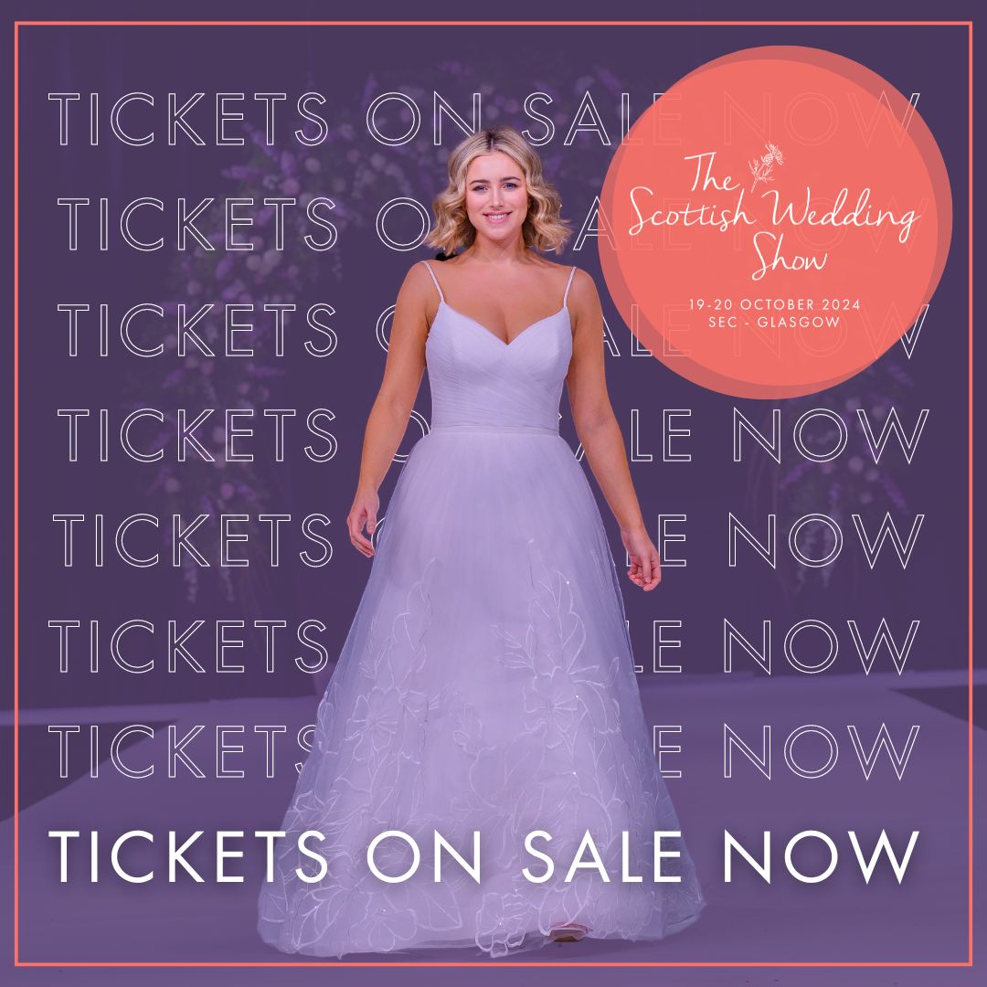 Tickets for the Scottish Wedding Show are on sale NOW! 

Dive into a world of wedding wonders, from stunning dresses to dreamy venues and everything in between. 

Grab your tickets now and get ready to say 'I do' to the wedding of your dreams! 💍 

🎟️- buff.ly/3QzVoBK