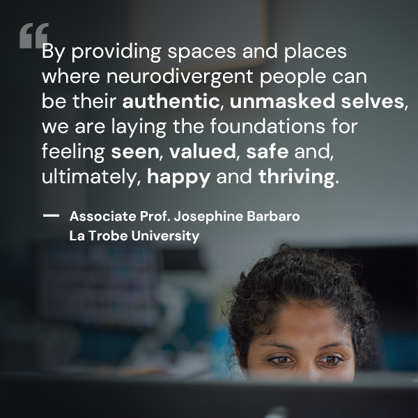 Read @DrJBarbaro's perspective on what Australian classrooms, workplaces and health clinics might look like under a neuroaffirming National #Autism Strategy:   now.latrobe/3V39SvN 🧠 #neurodiversity