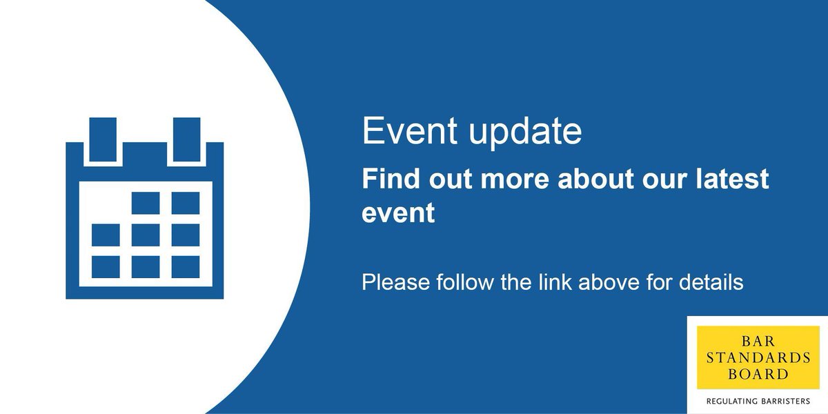 #Barristers in the @midland_circuit, attend our presentation on reporting concerns including about bullying and harassment hosted by @stphilips in Birmingham on 11 June: bit.ly/3fSWnZg.