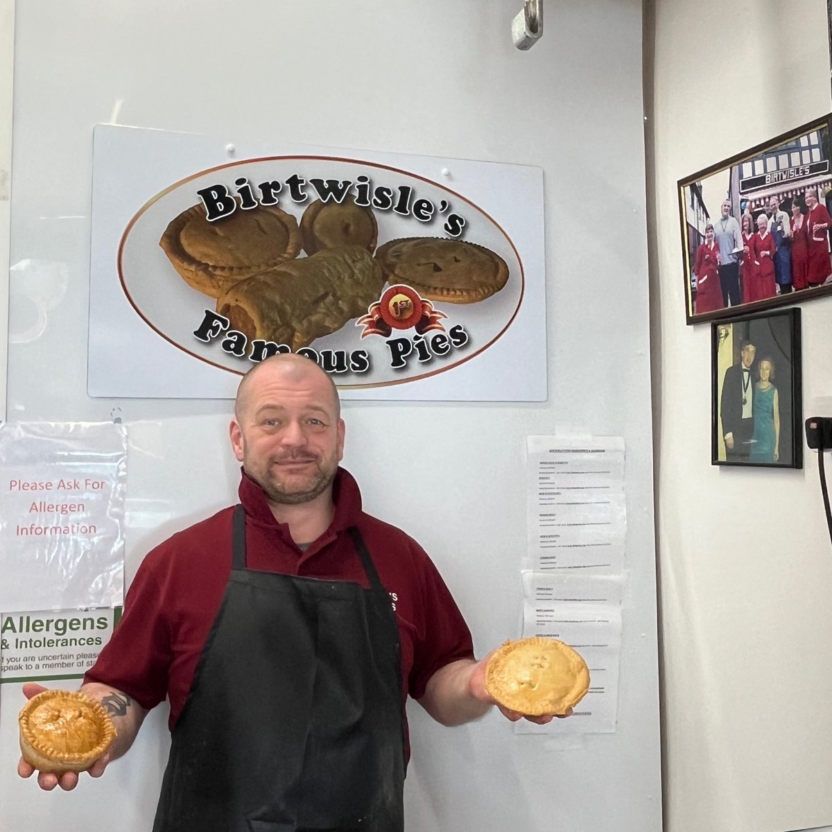 Birtwisles Butchers' famous Homemade Pies are all you KNEAD! 🥧