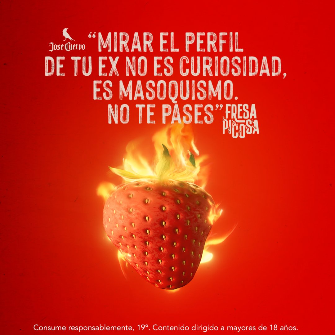 Jose Cuervo España (@josecuervo_es) on Twitter photo La curiosidad pica, sí. Pero hay límites 🧐🍓 La curiosidad pica, sí. Pero hay límites 🧐🍓