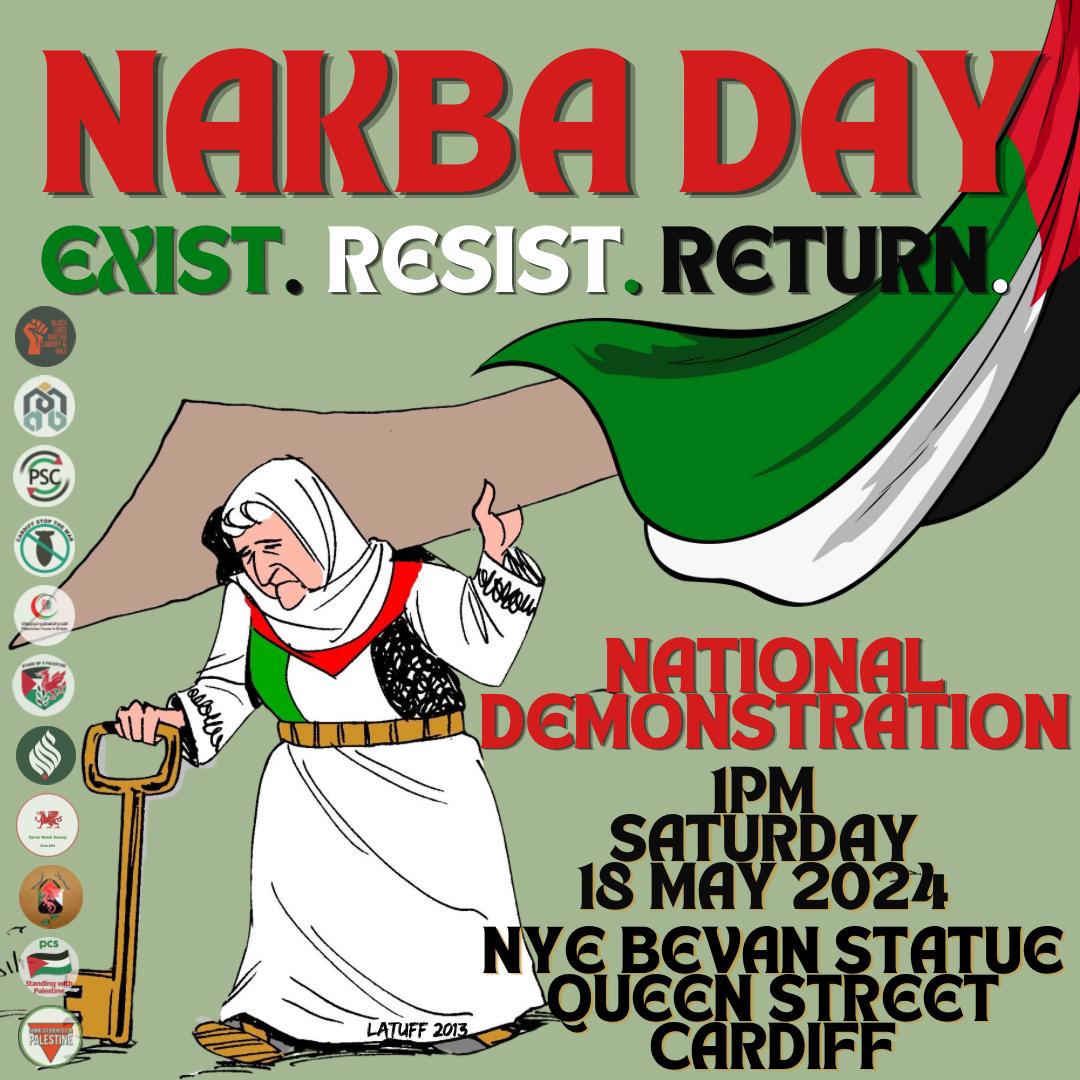 Ceasefire Now Stop the Genocide Stop Arming Israel Join us to mark the 76th anniversary of the Nakba (the catastrophe) in 1948 when 750,000 Palestinians were made refugees, forced off their land to make way for the Israeli state, still denied their right to return home.