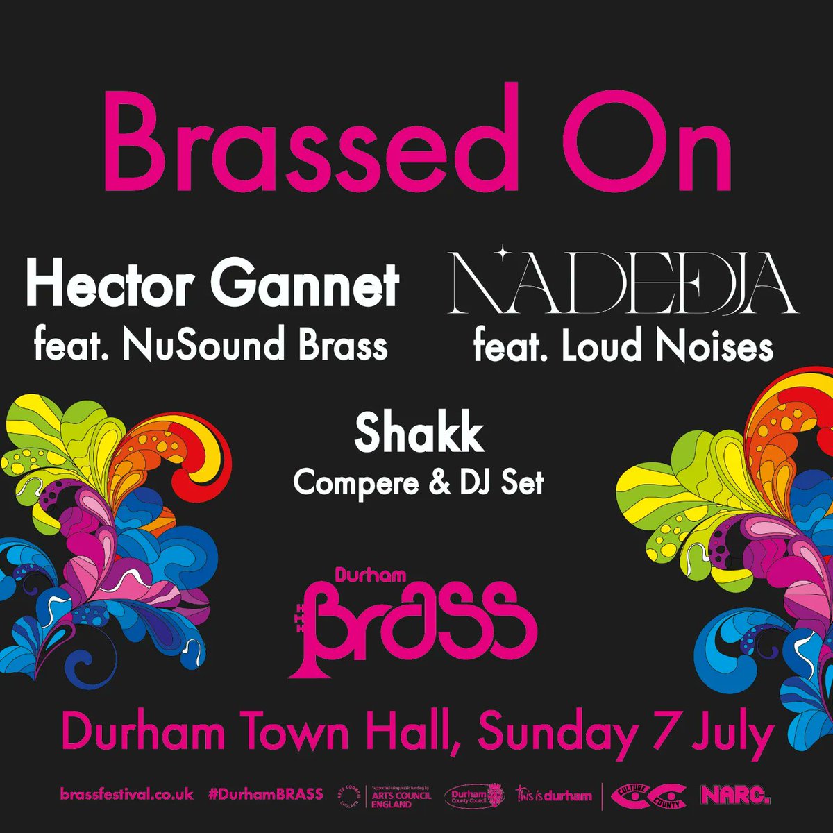 Very excited to announce this, we'll be performing at @DurhamBRASS, Sunday 7th July accompanied by the magnificent NuSounds Brass. Tickets on general sale 10am Friday morning (17th May): brassfestival.co.uk/book-online/?E…