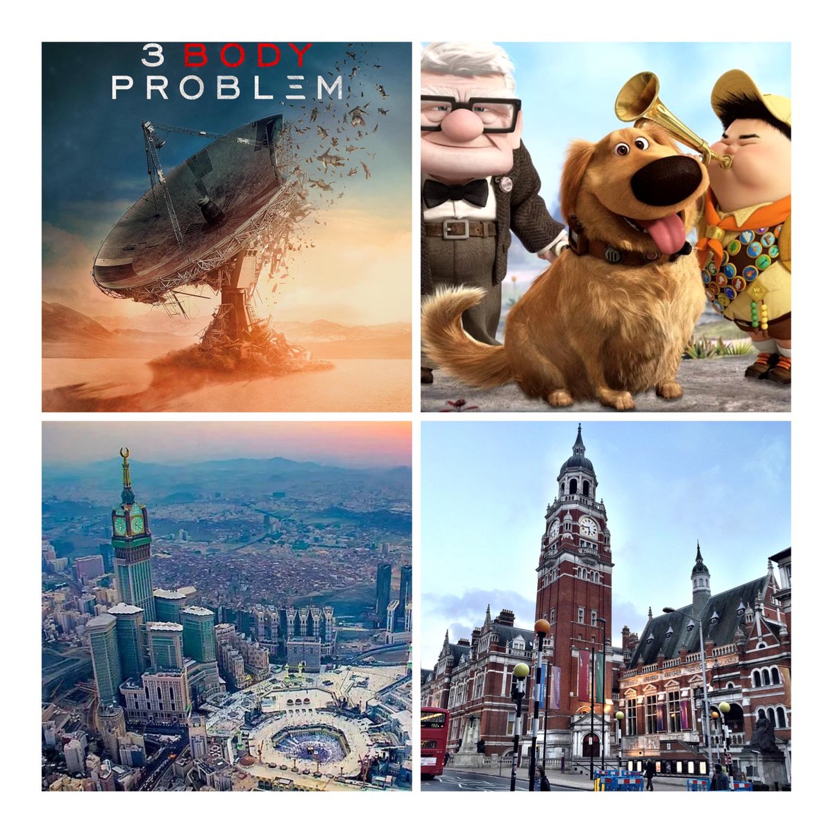 No one warned me that taking Melatonin late at night would result in a dream consisting of an adventure with Dug the Dog from the movie UP, with of plot-line from “3 Body Problem” all taking place in Croydon in South London and in Makkah!!! 😅🤪