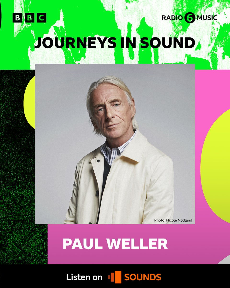 Paul joined @nemonemetaxas on @BBC6Music's 'Journeys in Sounds', sharing pivotal moments that have made his artistic career, and the songs that have soundtracked his life: found.ee/1lwOnP
