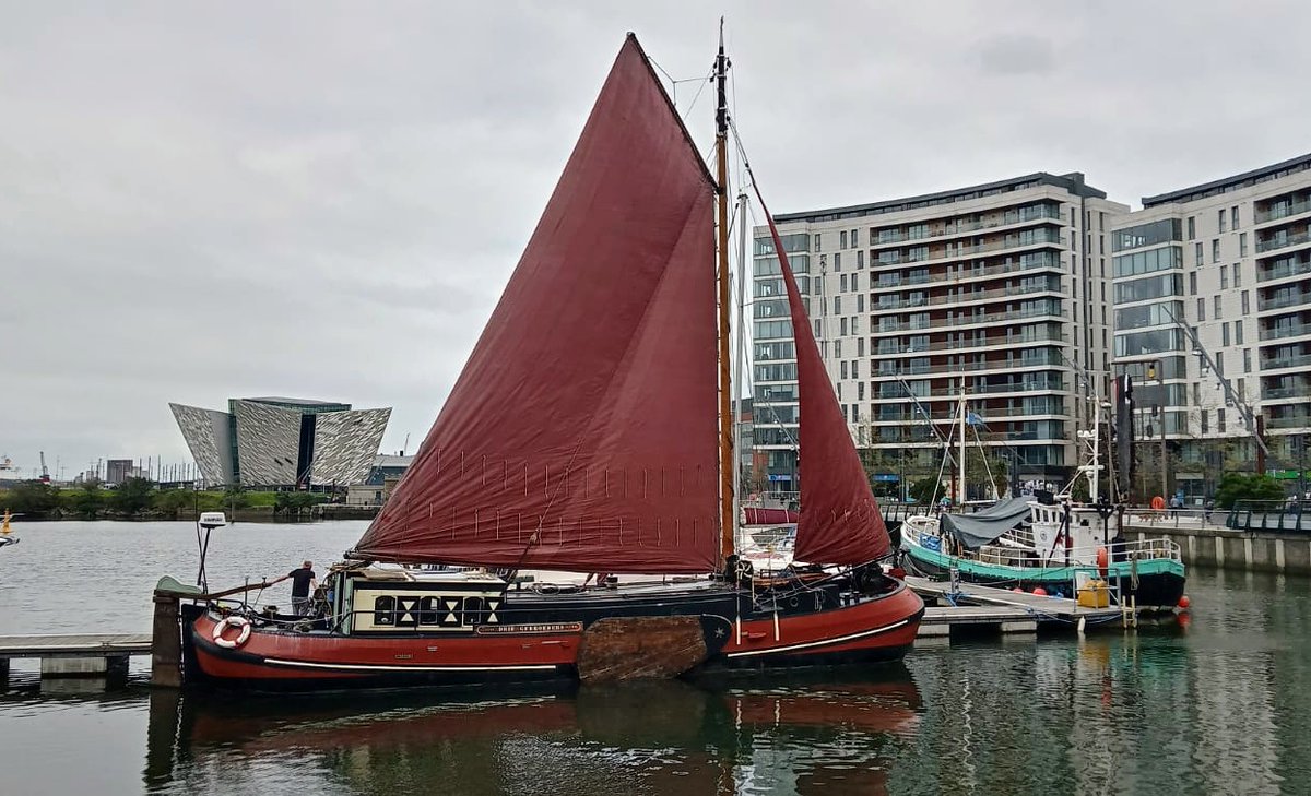 Good Luck to Dutch Sailing Barge Drie Gebroeders, setting sail on an epic adventure! From Rathlin Island, to the Scottish Isles & Caledonian Canal, all in aid of raising funds for mental health along the way. We wish them the best of luck!⛵️ Read more here inspirewellbeing.org/barge-for-well…