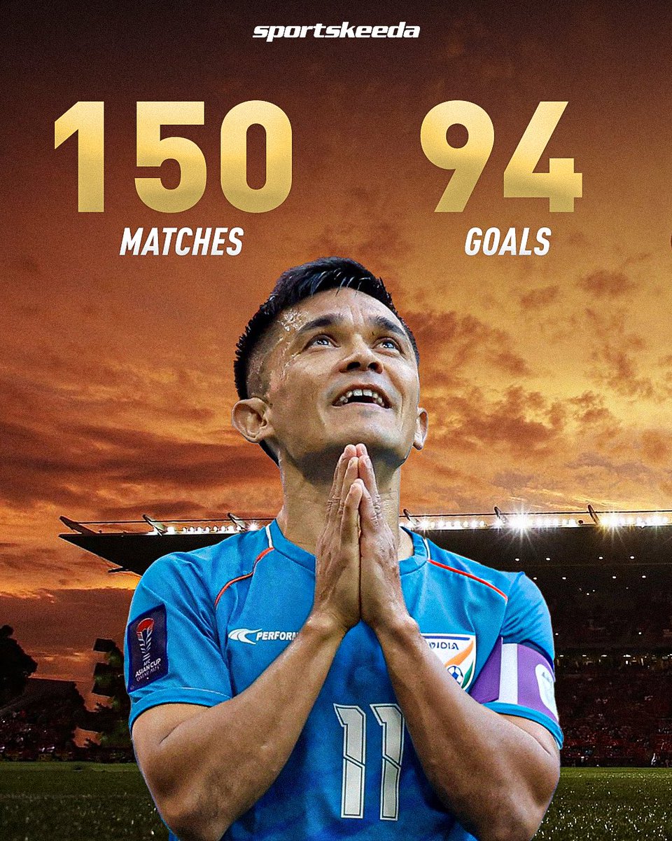 Thank you Sunil Chhetri. 💙🇮🇳

#IndianFootball #SKIndianSports