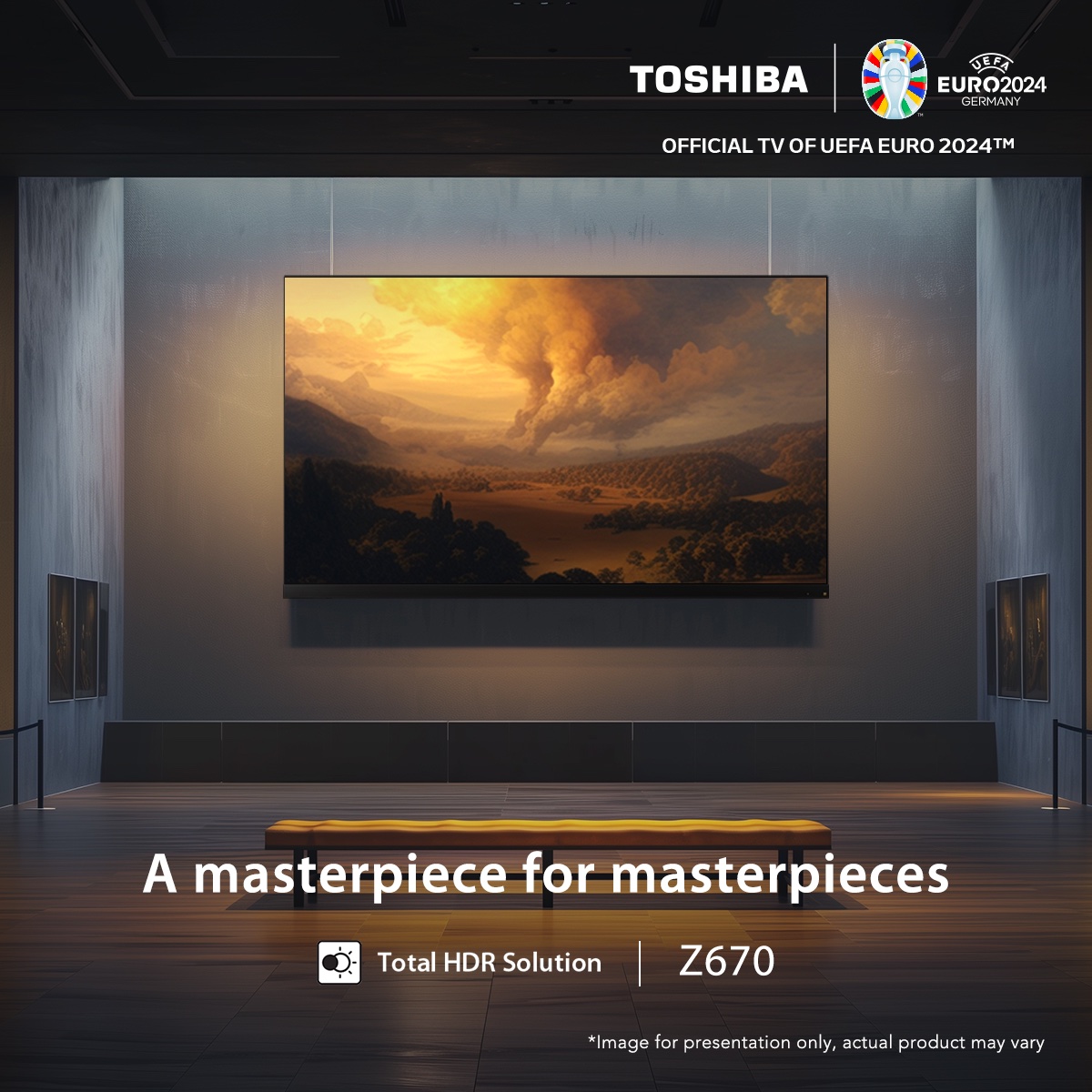 Discover art in its truest form this International Museums Day with #ToshibaTV Z670. Enjoy every masterpiece in stunning clarity. What's your favorite artwork to see in detail? Comment below, and follow for more visual perfection. #BeRealCraftsmanship