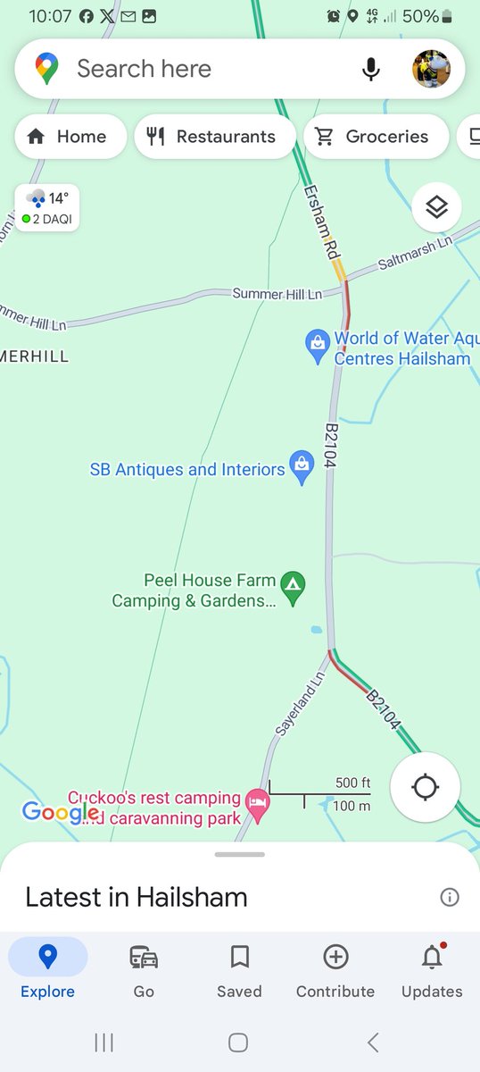 B2104 Earsham rd remains closed bothways following the earlier rtc involving Fallen power cables no through route between stone cross and Hailsham @AllisonFerns1 @BBCSussex @hailshamfm @seahavenfm @StagecoachSE @SussexIncidents