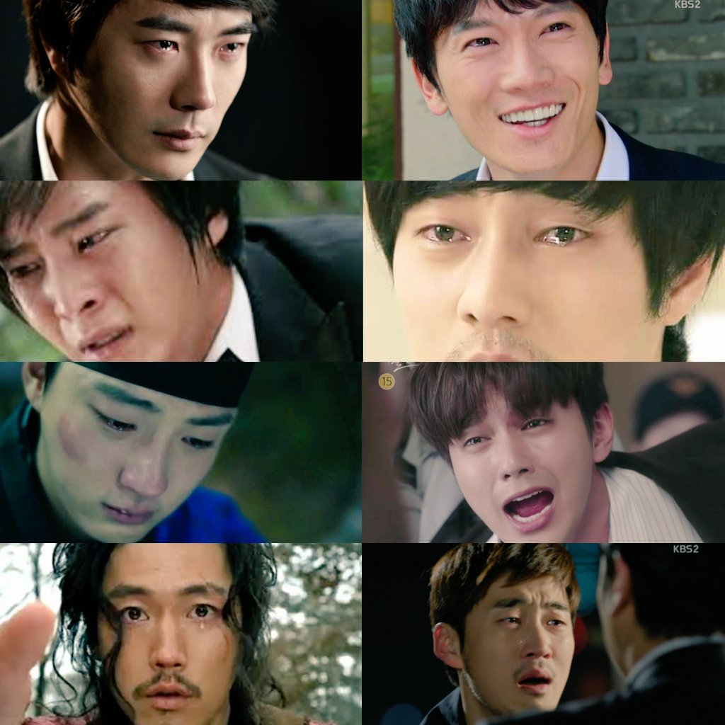 I agree to SOME but some are just blank face w/ tears. Anyway a list of KING OF TEARS without these ACTORS??? 

KWON SANG WOO ( OG MELO KING)
JI SUNG (faucet of tears)
JOO WOON 
SO JI SUB (DUH???)
YOON SHI YOON 
JANG HYUK
YOO SEUNG HO
YOONKYESANG (his tears in beyond the clouds)