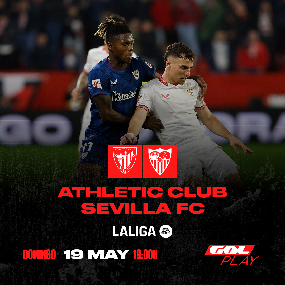 🔥 ¡Un #AthleticSevillaFC es sinónimo de 𝙋𝘼𝙍𝙏𝙄𝘿𝘼𝙕𝙊!

📆 Domingo
⏰ 19:00
⚔️ @AthleticClub 🆚 @SevillaFC 
🗣️ @jdominguezfd, @aitorlagunas y @ricardorosety

#⃣ #LaLigaEnGol