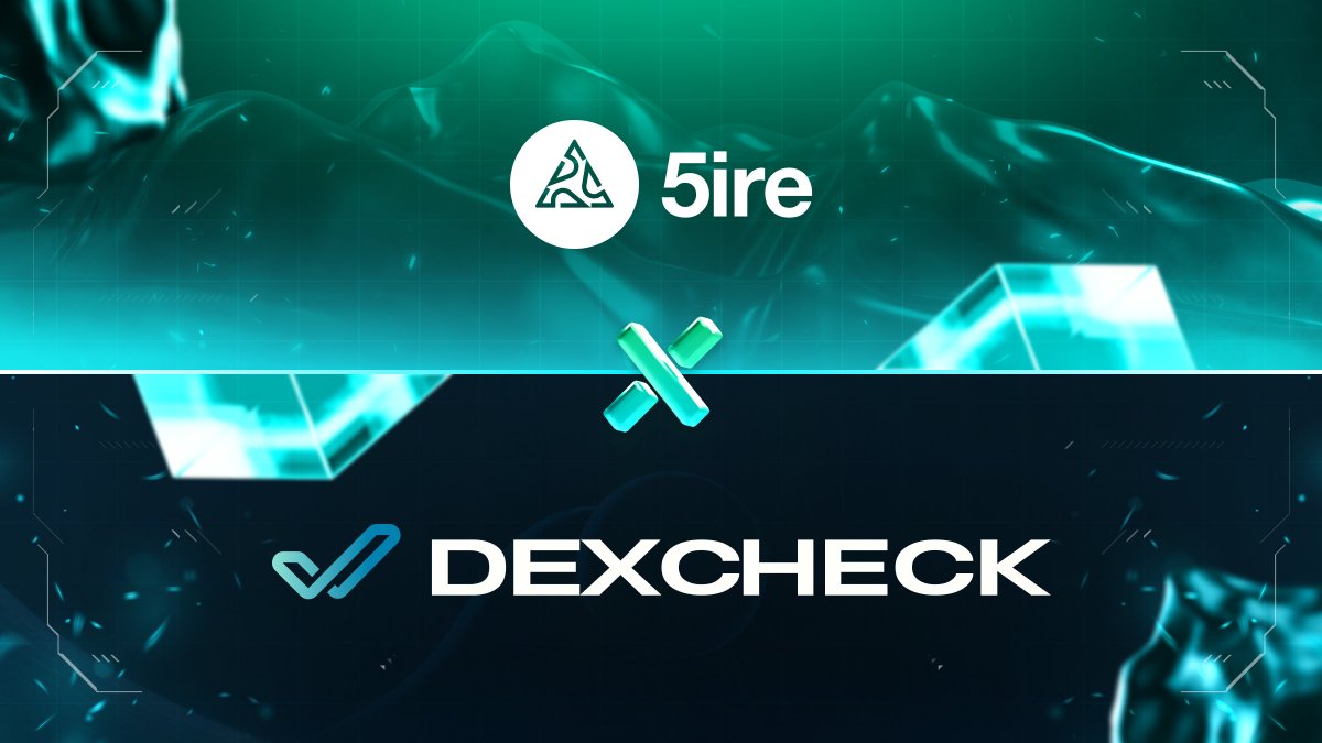 DexCheck Partners with @5ireChain for Exclusive DEX Integration! We'll be the first platform to integrate 5ireChain: It is a leading layer-1 EVM compatible platform, that champions a for-benefit blockchain ecosystem aligned with the Sustainable Development Goals. Stay tuned for