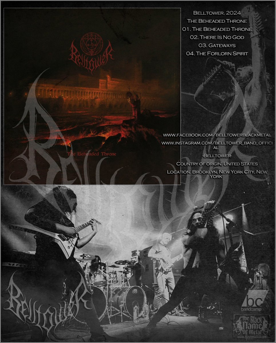 Belltower. 2024 / The Beheaded Throne
blasfemia313.blogspot.com/2024/05/bellto…
#BlackMetal #BlackMetalRaw #BlackMetalBlasphemy #BlackMetalSatanism #blackdeathmetal #deathmetal #extrememetal #metal #metalmusic #BrutalDeathMetal #blasfemia313 #TheBlackFlameOfMetal