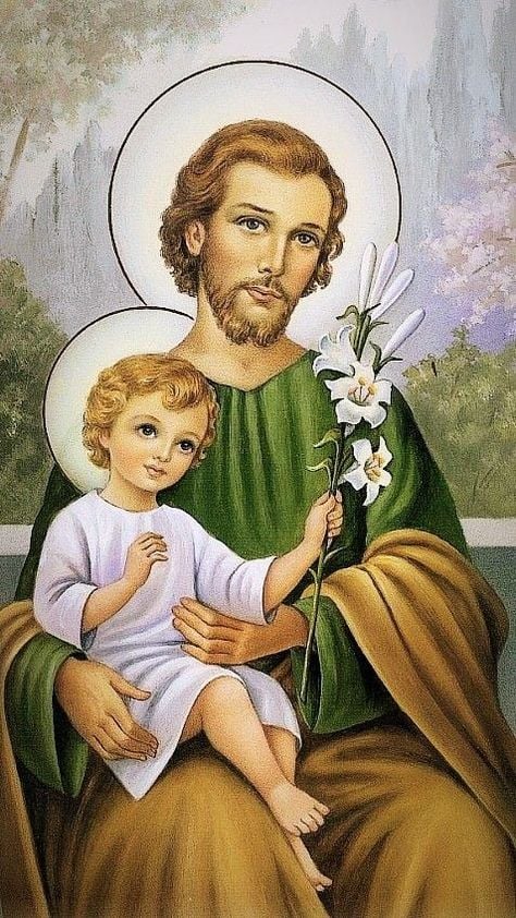 St. Joseph; Pray For Us! Amen! 💜🌹🙏