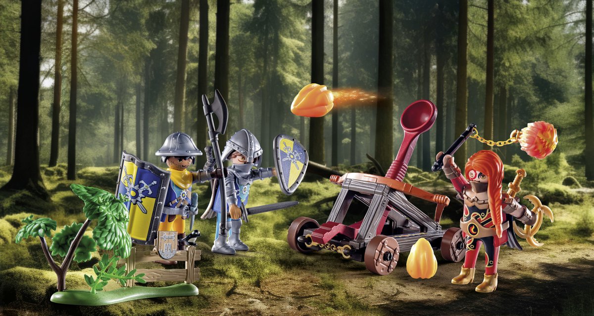 The brave Knights of Novelmore are back! Join us in NOVELMORE, the realm of heroic knights ⚔️, wicked villains, and perilous dragons. 🐉 Explore mysterious creatures and engage in magical duels and thrilling battles. #Novelmore #Playmobil #Knights #Dragons.