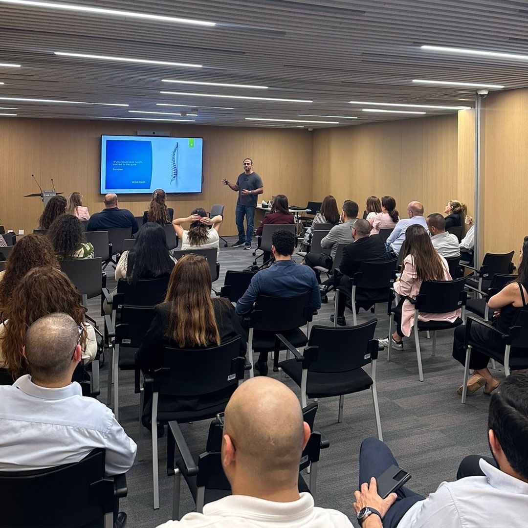 The Health and Wellness Center collaborated with CMA CGM to provide wellness sessions to it’s employees. Discover the path to a healthier, more productive workplace with Dr. Elie Malek. Contact us at wellness@aub.edu.lb #CorporateWellness #WorksiteWellness