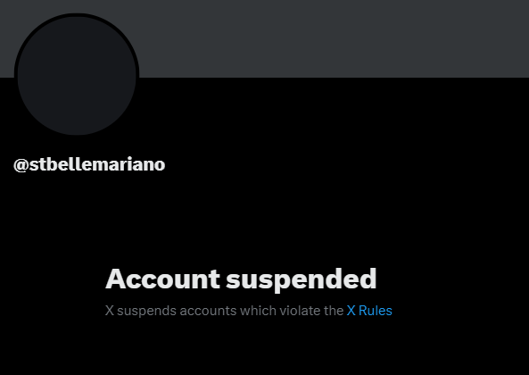 The Belle account has been suspended.

Thank you so much everyone for helping us!  🫶