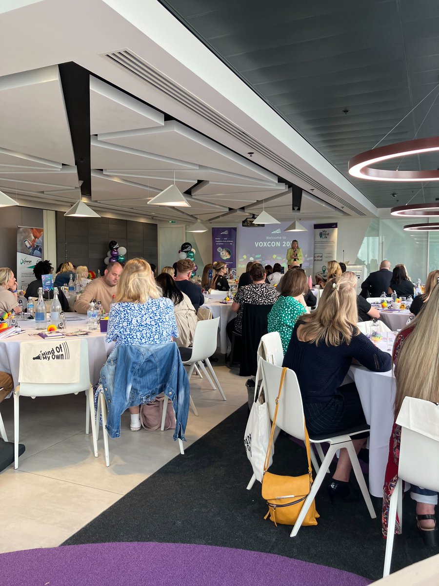 And we're off! Our first speaker @JTurnross, Corporate Director of Children's Services, Liverpool takes the stage 🎙️ #voxcon2024 #MindOfMyOwn #childrensServices