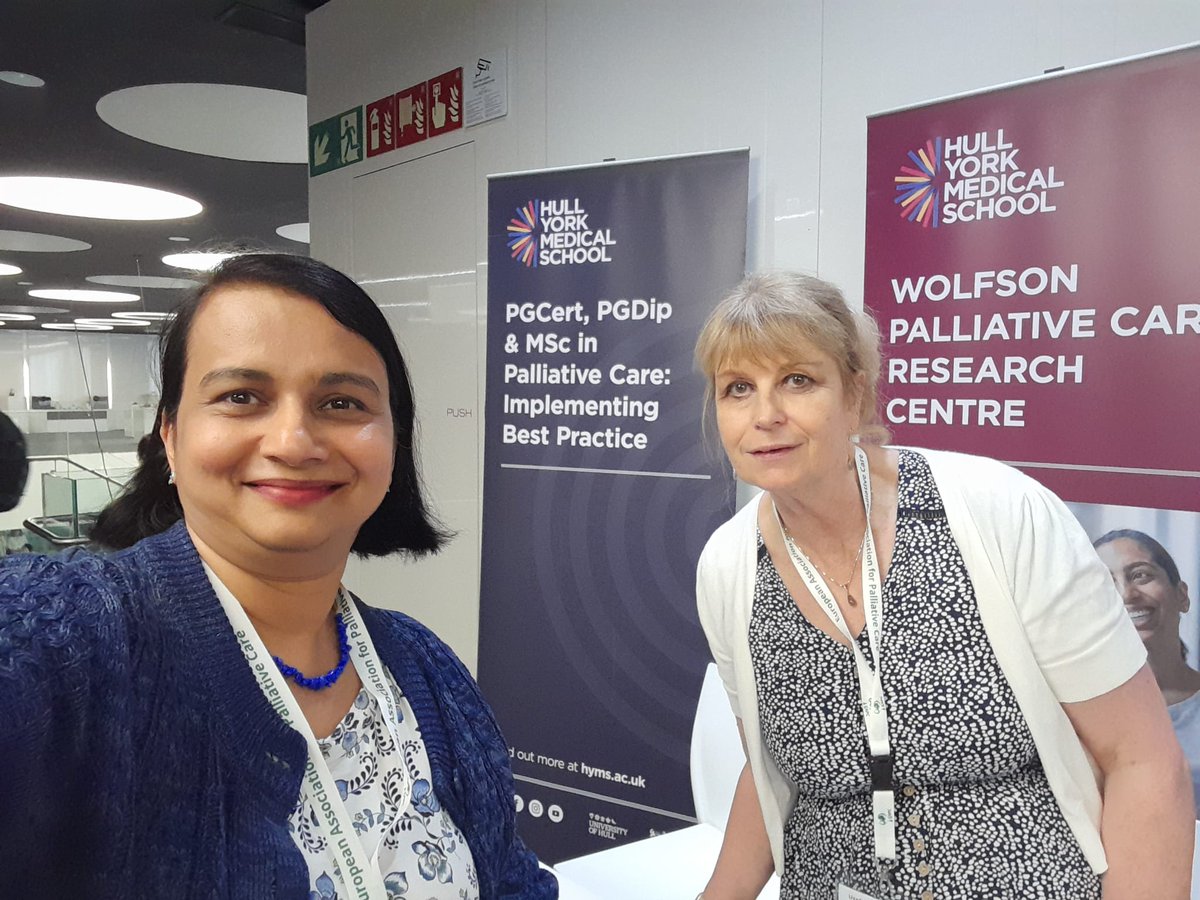 Come and visit the @wolfsonpallcare stand at #EAPC2024 to meet the wonderful research team and know about courses offered @EAPCvzw @JonathanKoffman @HSRMarkP @DrFlissMurtagh @MJJohnson_HYMS @Sophie_Pask @JosephSusDev
