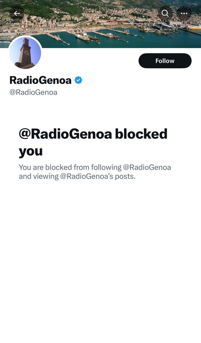 Digitizationx's tweet image. This inbred and paid actor @RadioGenoa could not take the truth from me. His bigotry and hatred towards Muslims is alarming. I consider this blocking a badge of honor