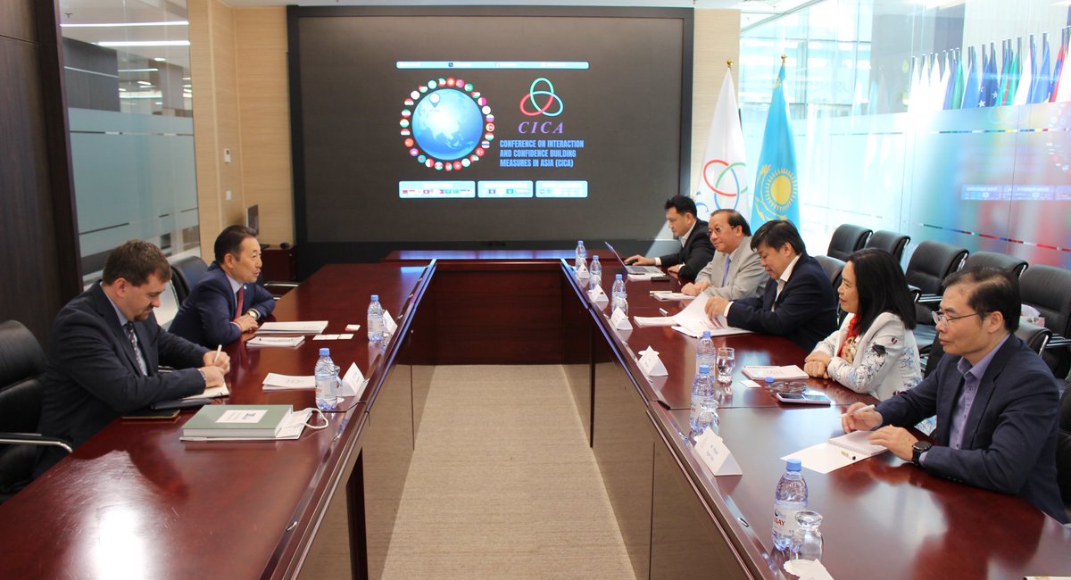 KairatSarybay's tweet photo. Glad to welcome Dr. Nguyen Thanh Hung, Chair of #SOVICO Group #Vietnam
Encouraged by his vision on creating more connected #Asia
Discussed how 🇻🇳 could actively promote economic #cooperation across #CICAregion through engagement w/ #CICABusinessCouncil & other advisory bodies https://t.co/t0aD7OFrXb