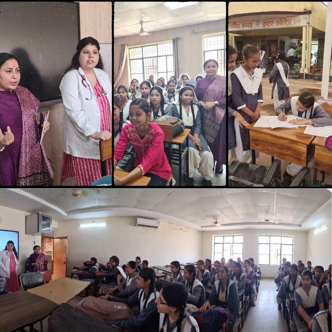 At Govt. Girls Inter College in Saharanpur, #Awazekhwateen has offered guidance on the repercussions of #ChildMarriage and the #POCSO Act, alongside instructions on lodging complaints related to these matters. Additionally, it has addressed the lack of awareness among girls