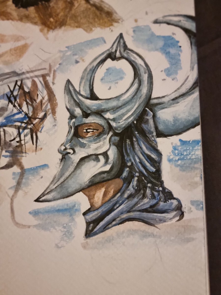 FishBean1's tweet photo. Picked up watercolours to start practicing with and finally resumed working on my wittle Frenchie carving in the last week 

I managed to get a work experience placement at a vet nearby so am hoping to be able to pick up paid work after that somehow https://t.co/VTeM8AgEOy
