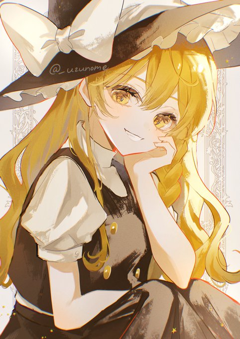 「white bow witch hat」 illustration images(Latest)