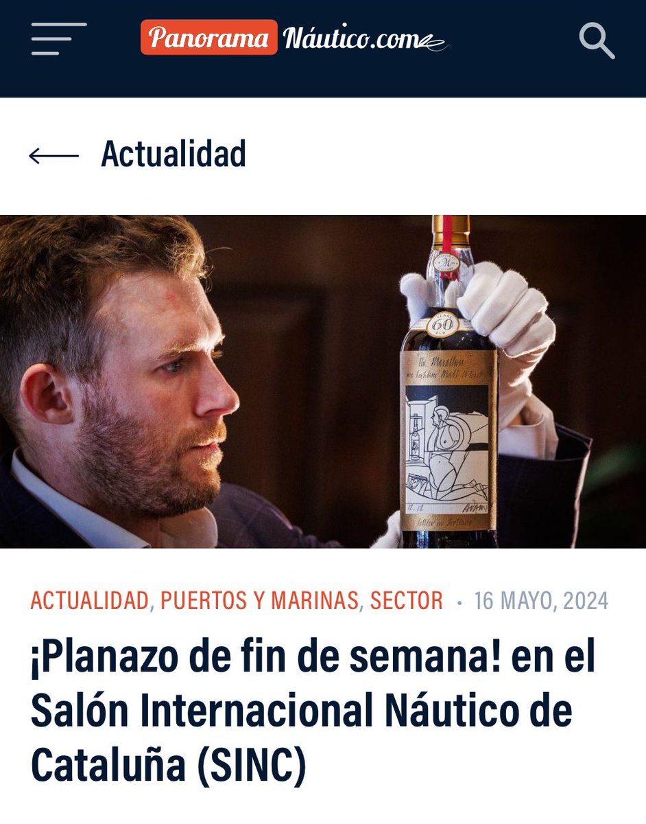 PanoramaNautico.com (@nauticapanorama) on Twitter photo ¡PLANAZO de fin de semana! en el SALÓN INTERNACIONAL NÁUTICO de CATALUÑA (SINC) panoramanautico.com/planazo-de-fin… via <a href="/TheMacallanES/">The Macallan Spain</a> <a href="/matarocat/">Ajuntament de Mataró</a> <a href="/totmataro/">El Tot Mataró i Maresme</a> <a href="/CulturaMataro/">Cultura Mataró</a> ¡PLANAZO de fin de semana! en el SALÓN INTERNACIONAL NÁUTICO de CATALUÑA (SINC) panoramanautico.com/planazo-de-fin… via <a href="/TheMacallanES/">The Macallan Spain</a> <a href="/matarocat/">Ajuntament de Mataró</a> <a href="/totmataro/">El Tot Mataró i Maresme</a> <a href="/CulturaMataro/">Cultura Mataró</a>
