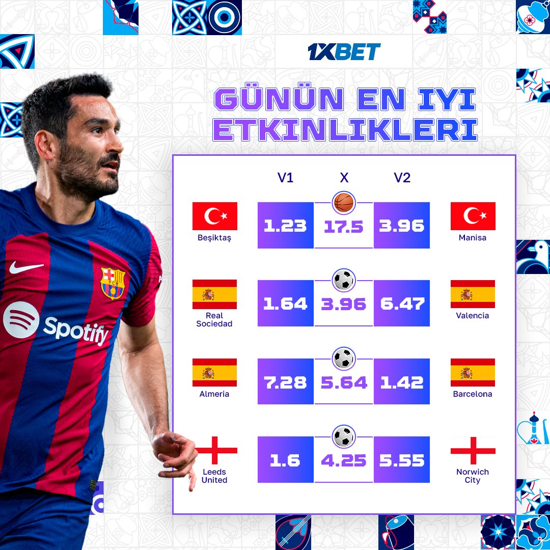 🇪🇸🏀 Perşembe gününün en ilgi çekici maçları

Ve en ilginç bahisler her zaman bizimle ✅💰💵

📲 Güvenilir bir oran seç ➡️➡️➡️ tapxlink.com/line_tw