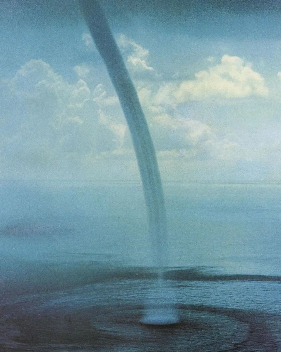Waterspout off the Florida coast, December 1981. Photo by Joseph H. Golden for Nat Geo.
