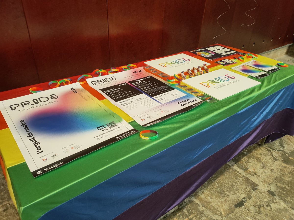 🏳️‍🌈 Tarragona és orgullosament diversa!

✊🏻 El pròxim 15 de juny, celebrarem el primer Pride a la nostra ciutat. 

'L'orgull és nostre' serà una realitat gràcies a l'aliança amb multitud d'entitats i institucions del territori.
