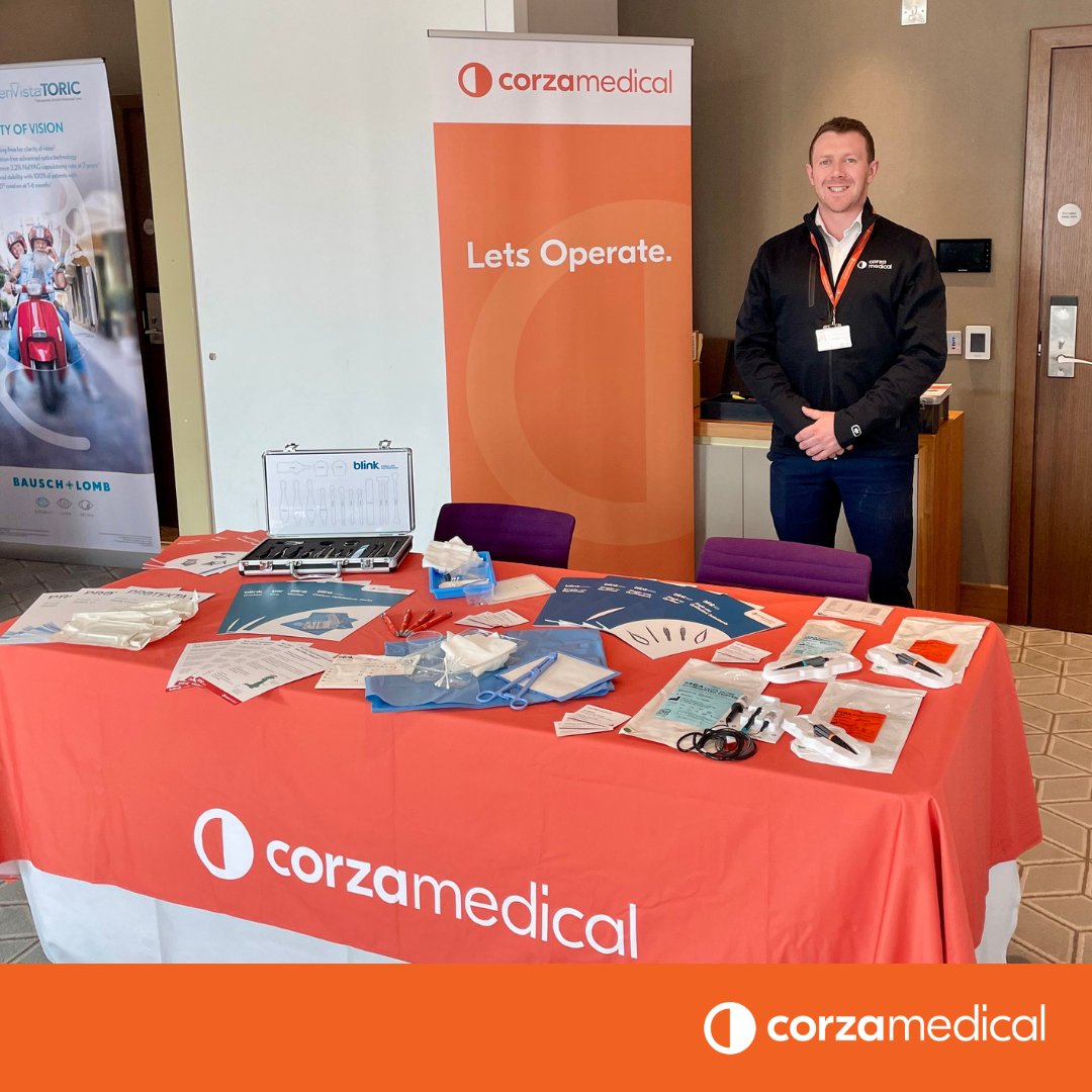 On Saturday 11th May, Jon O’Halloran showcased the Corza Medical range of ophthalmic single use and reusable instruments at the South West Ophthalmic Nurses Society conference in Bournemouth. Over 150 nurses, consultants and medical professionals attended this years event. Jon