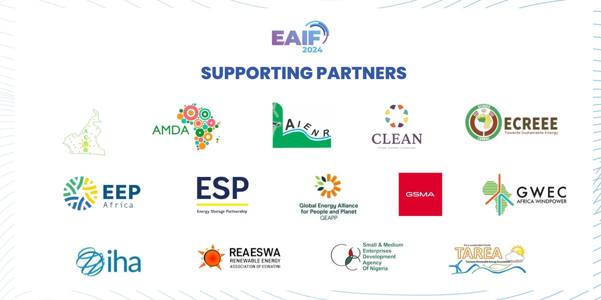 Over 1,500 on-site and virtual participants have already secured their spots for #EAIF2024! Don't miss out on this prime investment event in the DRE sector⚡ eaif.energy We would like to extend our gratitude to the event's co-hosts, partners, sponsors and exhibitors!