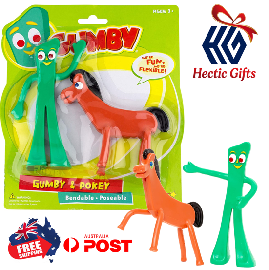 NEW - NJ Croce The original GUMBY & Pokey Bendable Figures ow.ly/ue8y50Qj67W #New #HecticGifts #NJCroce #Gumby #Pokey #Bendable #Figures #Collectible #Posable #FreeShipping #AustraliaWide #FastShipping