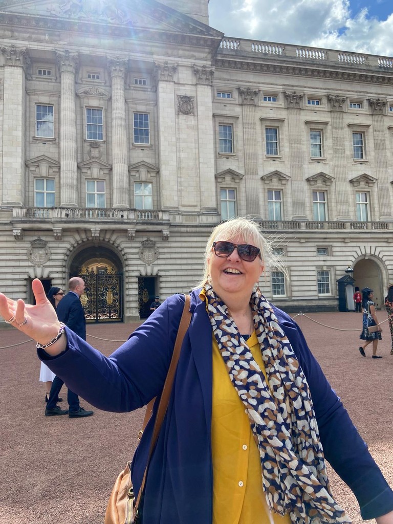 After 10 years as NP Exec Director, Sally was proud to celebrate the company's 50th anniversary by joining industry colleagues from culture, arts, heritage, film, TV, radio and fashion yesterday at His Majesty's Garden Party in honour of British creative industries! #NP50