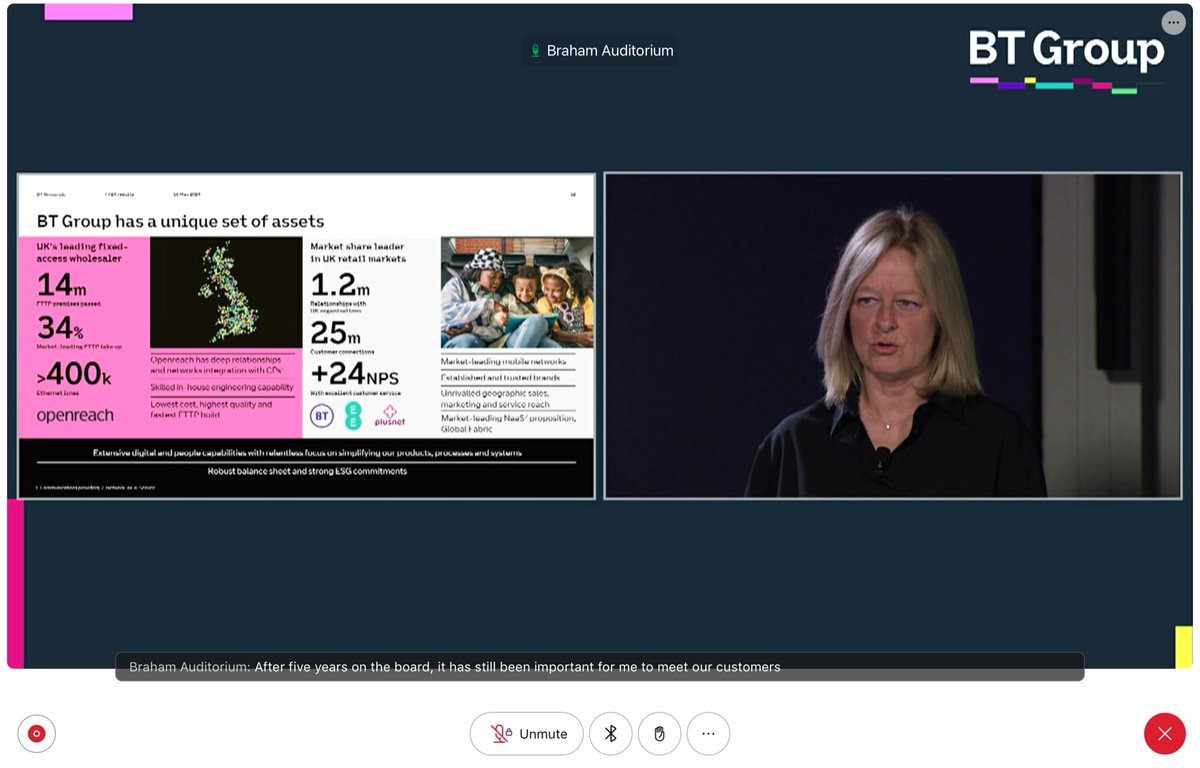 Fun fact @BTGroup CEO Allison Kirkby says “we keep up to around 200 million devices connected across our fixed and mobile networks every day.” 106th days in new role firmly believes the company has all the key assets to deliver on its existing strategy; with sharpened focus! $BT