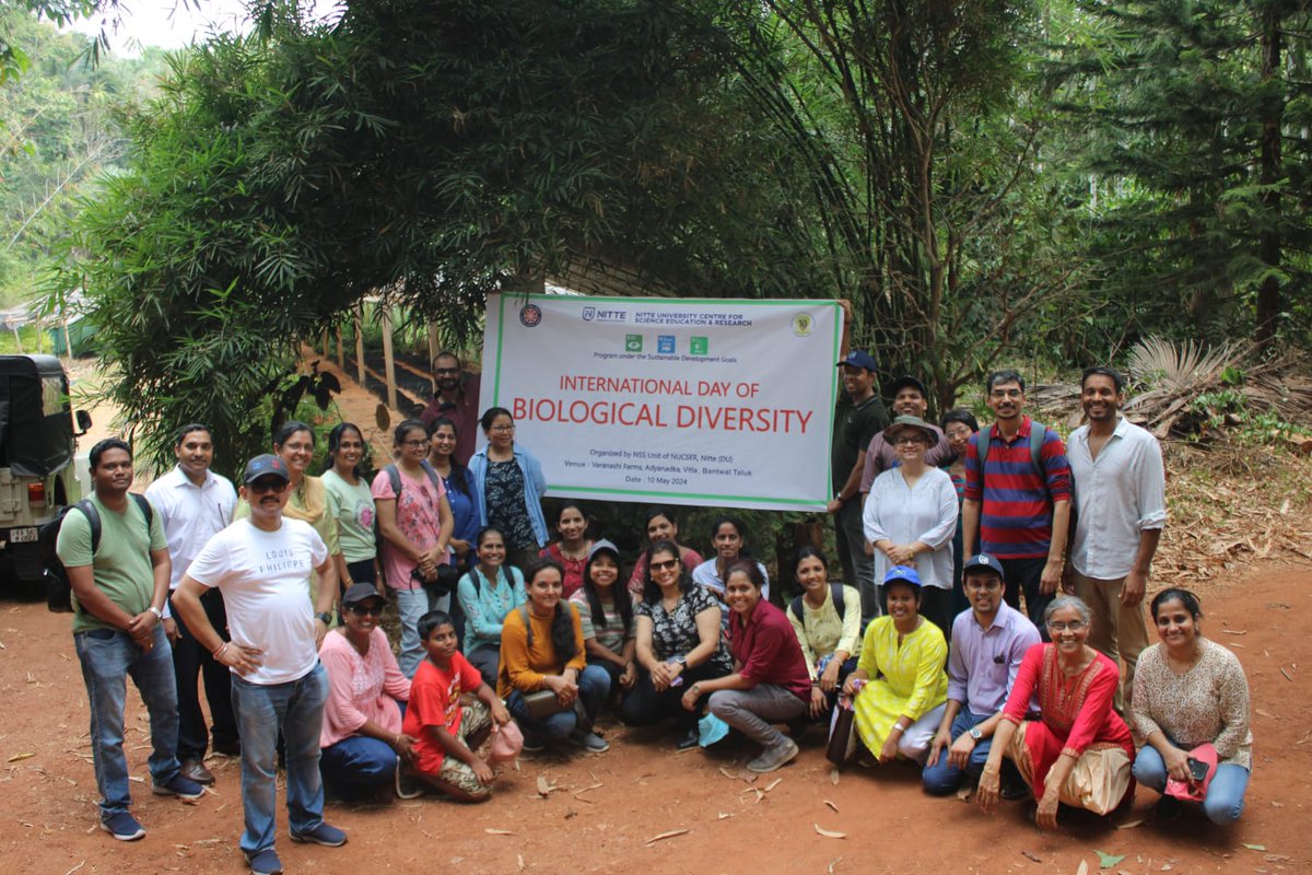 International Day of Biological Diversity,the NSSUnit of NUCSER organized a day visit to Varanashi Organic Farms located in Adyanadka,Vittal,Dakshina Kannada.The farm which supports organic&sustainable culture. @YASMinistry @_NSSIndia @Anurag_Office @ianuragthakur @dcarthigueane
